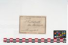 Etikett zu Bronzelappenbeil (NHMW-PRAE-034821)
